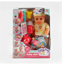 Пупс 6915 (24) п’є з пляшечки, ходить у горщик, аксесуари, музичний чіп, висота 28 см, в коробці