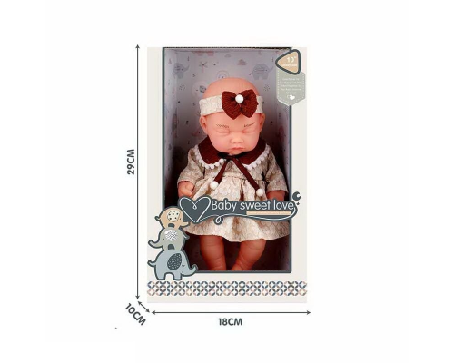 Пупс S 010-2 B (24) 25 см, гумовий, в коробці