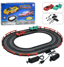 Трек 2511 дист.кер.(на шнурі), пульт 2шт., машина 2шт., від мережі (USB), кор., 37,5-24,5-4 см.