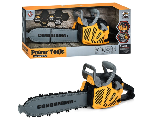 Бензопила T001 рух. деталь, муз., світло, бат., кор., 43-18,5-10 см.