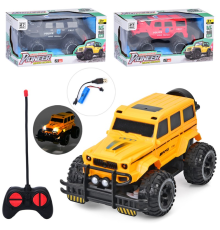 Джип CD8109A-8C радіок., акум, 20,5см, 1:16, світло, USBзарядне, 2 види(1вид поліція)/мікс кольорів