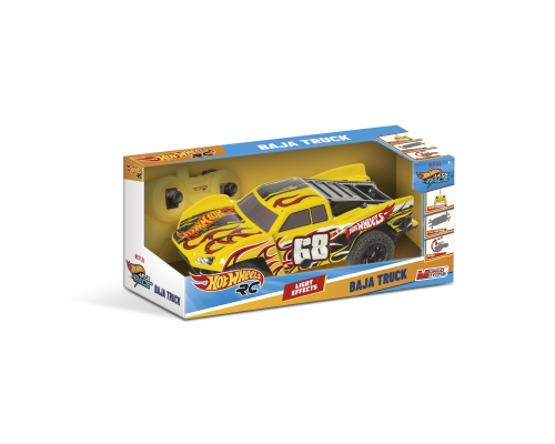 Машина 63823 Hot Wheels,радіок.40MHz,18см,корпус не б'ється,гум.колеса,на бат.,в кор.,28-12,5-12,5см