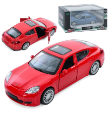 Машина AS-3048 АвтоСвіт,1:43,Porsche Panamera S,мет.,інерц.,відчин.двері,гум.колеса,2кольори,кор.,14