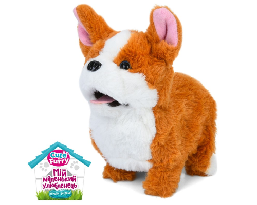 Собака 933-211E-1 ходить, рухлива голова, муз., бат., кул., 17-16-8 см.