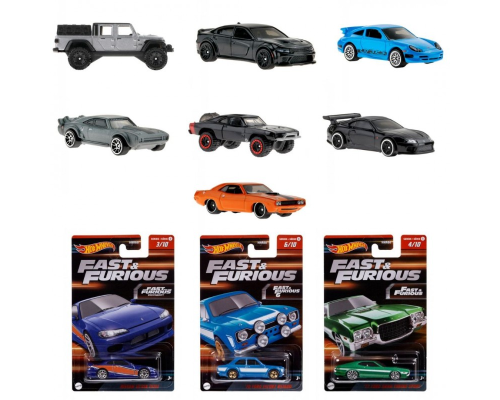 Тематична машинка “Форсаж” Hot Wheels (в ас.)