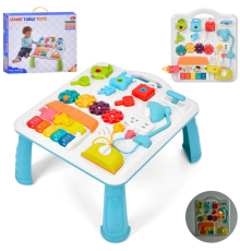 Центр розвиваючий N6017 столик,ігр.панель,бізіборд,піаніно,рух.дет.,муз.,світло,бат.,кор.,40-35,5-9