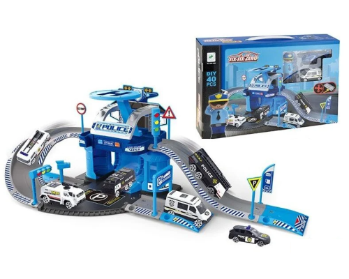 Гараж 660 А-86 (36/2) "Поліція", 40 деталей, 2 поверхи, в коробці