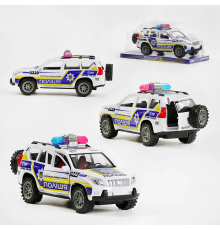 Джип "Поліція України" TK- 0223 (36/2) "TK Group", інерційний механізм, відчиняються двері та багажник, в слюді