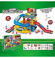 Трек 6693 A1 (48/2) 31 елемент, 2 машинки, 3 рівні, в коробці