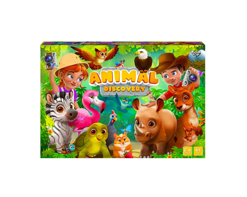Настільна гра "Animal Discovery" G-AD-01-01U УКР. (10) "Danko Toys"