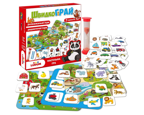 Гра настільна "ШвидкоГрай" LD1049-57 (24) "Ludum"