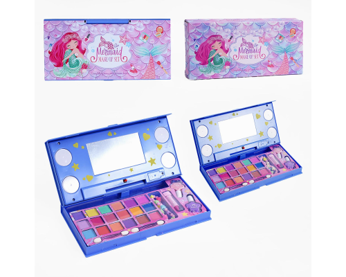 Набір косметики AA 2815-1 (144/2) дзеркало з підсвічуванням, помада, лак для нігтів, тіні, аплікатори, в коробці