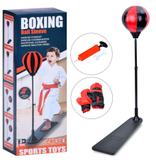 Боксерський набір MR 1257 груша на стійці, мет., підніжка, насос, кор., 19-53-11 см.