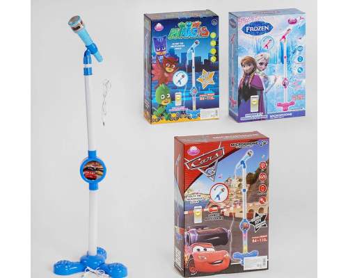 Мікрофон DS 005-3 V/S/A (60/2) 3 види, звук, в коробці