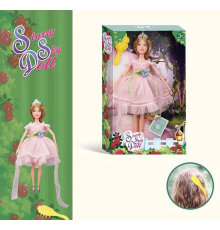 Лялька SK 054 B (72/2) висота 30 см, діадема, щітка для волосся, в коробці