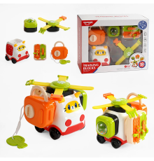 Бізіборд HE 8083 (36) пальчикові ігри, фіджет, замок із ключиком, сфера з кульками, вивчення цифр, в коробці