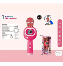 Мікрофон HY 850 E (96/2) підсвічування, 3 ефекти зміни голосу, регулювання гучності, Bluetooth, слот для TF-карти, в коробці