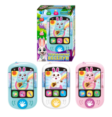 Телефон 84731 (120) "WToys", 3 кольори, ОЗВУЧ. УКР. МОВОЮ, казки, скоромовки, пісні, підсвічування, запис голосу, в коробці, ВИДАЄТЬСЯ ТІЛЬКИ МІКС 