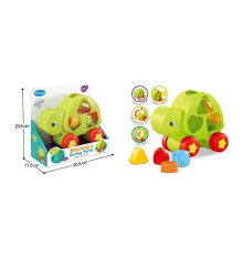 Сортер 3085 (80) "Черепашка", годинник, в коробці