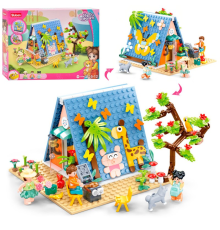 Конструктор SLUBAN M38-B1088 "Girls Dream": Табір, 341 дет.