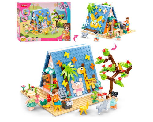 Конструктор SLUBAN M38-B1088 "Girls Dream": Табір, 341 дет.