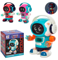 Робот ZR156-3 танцює, 3 види, світло, муз., бат., кор., 14-17-10,5 см.