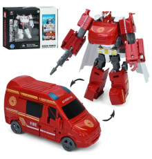 Трансформер HD114-15 робот+машина, 2 види (швидка, пожежна), кор., 34,5-29-10,5 см.