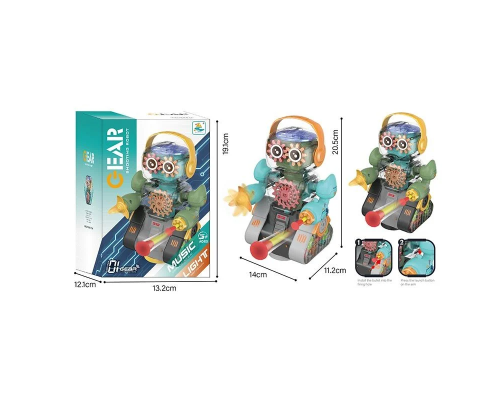 Робот 801-3 (72/2) 2 види, музика, підсвічування, їздить, стріляє, в коробці