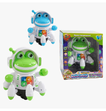 Робот музичний 86838 (36/2) "WToys", ОЗВУЧУВАННЯ УКРАЇНСЬКОЮ МОВОЮ, 2 пісеньки, підсвічування, рухливі елементи, колесо вільного ходу, в коробц?