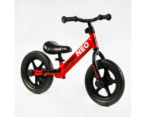 Велобіг "CORSO NEO" EN-52360 (1) сталева рама, колесо 12" EVA (ПІНА), підставка для ніг, в коробці