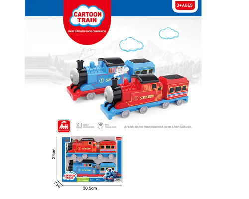 Потяг 411-1 (72/2) 2 потяги з вагонами, інерція, в коробці