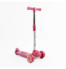 Самокат триколісний "Skyper" LC-32862 (10) колеса PU 108х44мм зі світлом, музика та підсвічування платформи, кермо з’ємне