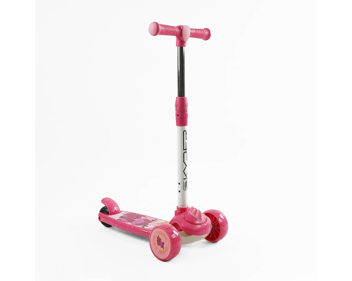 Самокат триколісний "Skyper" LC-32862 (10) колеса PU 108х44мм зі світлом, музика та підсвічування платформи, кермо з’ємне