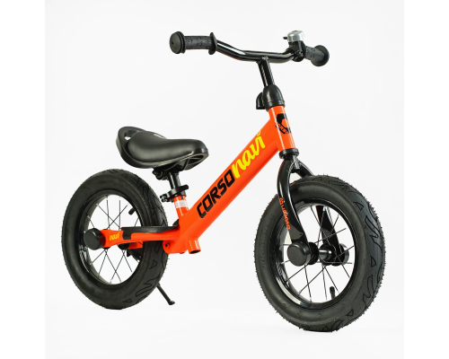 Велобіг "CORSO Navi" NV-12938 (1) сталева рама, колесо 12", надувні колеса, підніжка, підставка для ніг, дзвіночок