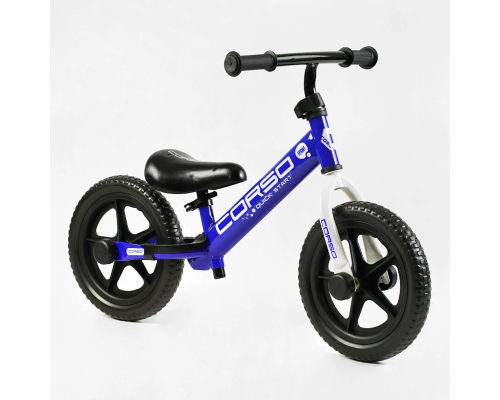 Велобіг "CORSO SPRINT" JR-96033 (1) сталева рама, колесо 12" EVA (ПІНА), підставка для ніг, в коробці