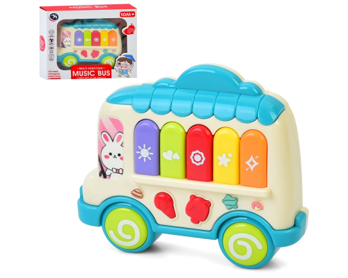 Гра BM2610 автобус, піаніно, 2 режими, муз., бат., кор., 17-15-4,5 см.