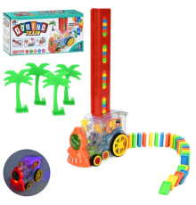 Поїзд 918 їздить, дерева, доміно, 86 дет., муз., світло, бат., кор., 27-14-8 см.