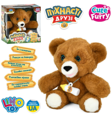 Тварина M 6215 I UA ведмедик,24см,муз.-звук(укр),пісні,віршик,сенс.,спить,реагує,плюш,на бат.,в кор.
