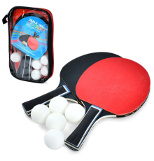 Ракетка MS 4594 настільний теніс/пінг-понг, ракетка 2шт. EVA+гума, м'яч 5шт. 40мм., чохол,17-27-4см.