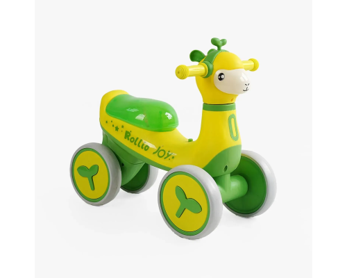 Велобіг JOY 4-х колісний JS-69011 (1) колеса PU, рама пластик, пісні, УКРАЇНСЬКЕ ОЗВУЧУВАННЯ та підсвічування, в коробці