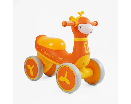 Велобіг JOY 4-х колісний JS-77300 (1) колеса PU, рама пластик, УКРАЇНСЬКЕ ОЗВУЧУВАННЯ та підсвічування, в коробці