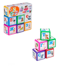 Кубики великі 9шт Абетка укр видувні (24*8,5*24см) 020/1 Бамсік