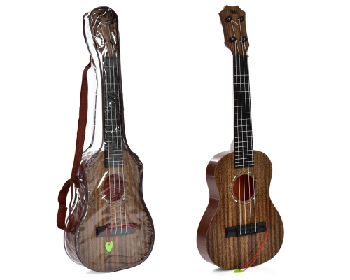 Гітара 190-1 4 струни, медіатор, чохол, 19-54-5см.