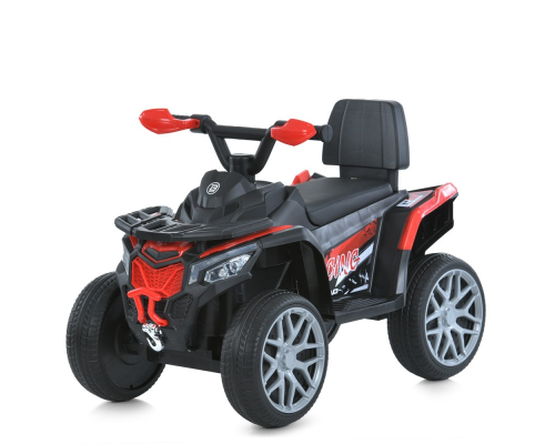 Квадроцикл M 6125EBLR-3 2,4Gрадіок.,2в1(кат.-тол.),1*6V4,5AH,1*25W,MP3,USB,BT,EVA,муз.світло,червон.
