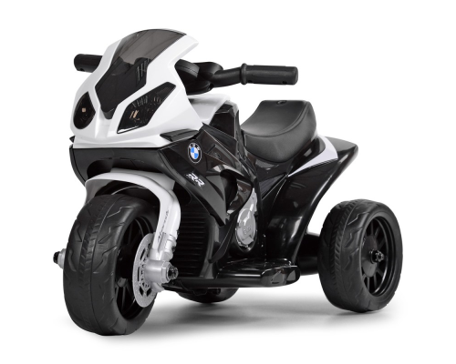 Мотоцикл JT5188L-2 1 мот.25W, акум.6V4A, шкіра, висота до сидін.26см., муз., чорно-білий, 69-35-44см