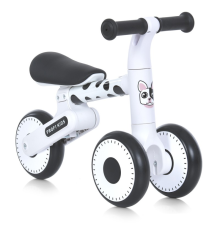 Біговел дитячий PROFI KIDS 6 д. MBB 1013-4D 3 кол. EVA, стальн. рама, склад., біло-чорний бульдог