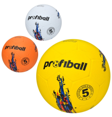 М'яч футбольний VA 0047 розмір 5, гума, 410-450 г, 3 кольори, кул.