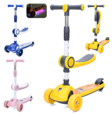 Самокат JR 3-097 3в1 (біговел), метал+пл,висота керма (77-69),3колеса,2 пер.(110-40мм),муз.,ПУсвітло