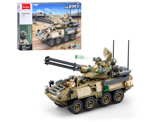 Конструктор SLUBAN M38-B1258 "Army": Бронетранспортер , 320 дет.