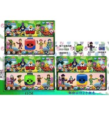 Герої LDY 220932 Brawl Stars, 3 вида, на листі